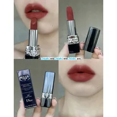 Son Thỏi Dior Rouge Lipstick 228 Baby Look - Màu Đỏ Nâu Sang Trọng, Dưỡng Ẩm Lên Môi, Bám Màu Tối Đa 16 Giờ