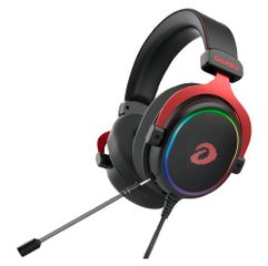 Tai Nghe Gaming Dareu EH925 Black Red RGB - Mic Liền, Âm Thanh 7.1, LED 16.8 Triệu Màu, Chất Lượng Cao Cho Game Thủ