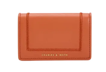 Ví nữ Charles & Keith Astra Contrast Trim CK6-10681095 Orange màu cam