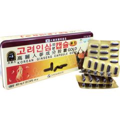 Viên Đạm Hồng Sâm Nhung Hươu Linh Chi Hàn Quốc Gold 120 Viên - Tăng Cường Sức Khỏe, Hỗ Trợ Chức Năng Gan Và Tim Mạch