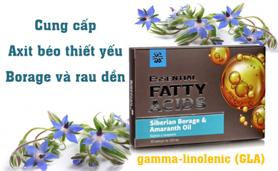 Viên uống hỗ trợ miễn dịch Fatty Acids Siberian Amaranth Oil - Tăng sức đề kháng, bổ sung vitamin E, D3, phù hợp cho người lớn