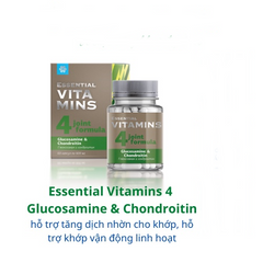 Viên uống Glucosamine Siberian Essential Vitamins 4 Joint Formula - Hỗ trợ xương khớp, tăng cường sức khỏe vận động - 60 viên