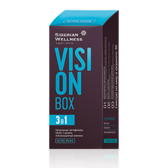 Viên Uống Tăng Cường Thị Lực Siberian Wellness Vision Box - Hỗ Trợ Sức Khỏe Mắt, Giảm Nhức Mỏi, Omega-3, Duy Trì Thị Lực 30 Gói