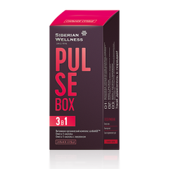 Viên uống Siberian Wellness Pulse Box - Tăng cường sức khỏe tim mạch với Omega-3 tự nhiên - Hỗ trợ điều hòa cholesterol cho người lớn