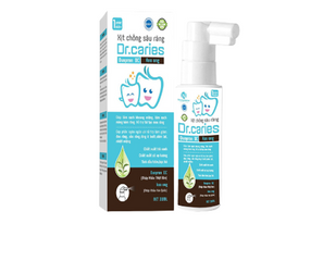 Xịt Ngừa Sâu Răng Dr.Caries Cho Bé Từ 1 Tuổi - Chai 30ml Chiết Xuất Tự Nhiên, An Toàn, Hỗ Trợ Chăm Sóc Răng Miệng Hàng Ngày