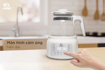 Ấm đun nước pha sữa thông minh Chibé MB002 - Giữ nhiệt 72h, điều khiển từ xa, hiển thị nhiệt độ chính xác, tiện lợi cho mẹ và bé