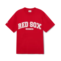Áo phông MLB Logo Varsity Overfit Boston Red Sox 3ATSV0633-43RDL màu đỏ