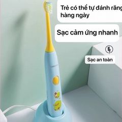 Bàn Chải Điện Lebooo YoYo Tự Động Cho Bé 2 Tuổi - Dụng Cụ Chăm Sóc Răng Miệng Thông Minh, Thiết Kế Đáng Yêu