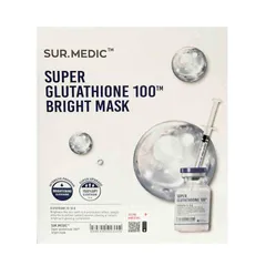 Bộ 10 mặt nạ dưỡng trắng Sur.Medic Bright Glutathione Mask