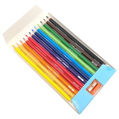 Bộ Bút Chì Màu Elephant Premium 4.0 Ngòi 4mm - Chất Liệu An Toàn, Đầu Chì Dày và Chuốt Chì Tiện Lợi, 48 Màu Sắc Rực Rỡ