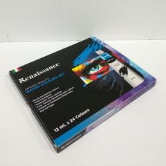 Bộ Màu Nước Renaissance Thái Lan 12ml - 24 Màu Sắc Tươi Sáng, Đậm Chất Nghệ Thuật, Dành cho Người Mới Bắt Đầu Vẽ