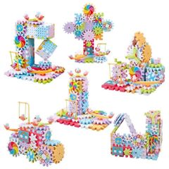 Bộ Đồ Chơi Xếp Hình Lego Bánh Răng Xoay 83 Chi Tiết - Sáng Tạo Phát Triển Trí Tuệ Cho Bé Từ 3 Tuổi
