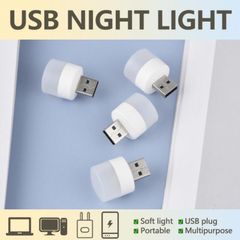 Combo 3 Đèn Ngủ Bóng Led 5V Nhỏ Gọn USB - Thiết Kế Tiện Lợi, Ánh Sáng Dịu Nhẹ Bảo Vệ Mắt Cho Giấc Ngủ Ngon