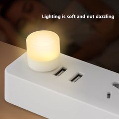 Combo 3 Đèn Ngủ Bóng Led 5V Nhỏ Gọn USB - Thiết Kế Tiện Lợi, Ánh Sáng Dịu Nhẹ Bảo Vệ Mắt Cho Giấc Ngủ Ngon