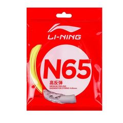 Dây Cước Căng Vợt Cầu Lông Li-Ning N65 - Đường Kính 0.65mm, Trợ Lực 10/10, Độ Nảy Tốt cho Người Chơi Thích Tấn Công