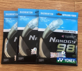 Dây Cước Căng Vợt Cầu Lông Yonex Nanogy 98 - Độ Bền Cao, Đường Kính 0.66mm, Chiều Dài 10m, Thích Hợp Cho Chơi Cầu Lông Chuyên Nghiệp