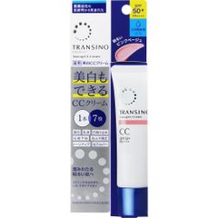 Kem Trang Điểm Chống Nắng Transino Whitening CC Cream SPF50+ PA++++ - Lớp Nền Hoàn Hảo, Dưỡng Trắng, Mờ Nám, Tán Nhang, Tiện Lợi 30g