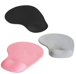 Lót chuột có đệm cổ tay PKA095 Đế chống trượt - Phụ kiện máy tính cho game thủ, chất liệu silicone đàn hồi, thiết kế công thái học