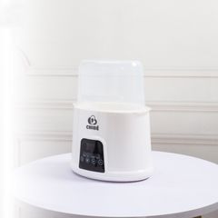 Máy Hâm Sữa Tiệt Trùng 2 Bình ChiBé CB017 - Thiết Kế Sang Trọng, Cảm Ứng Nhạy, Hiển Thị LED Nhiệt Độ, Đa Chức Năng Hỗ Trợ Mẹ Bé