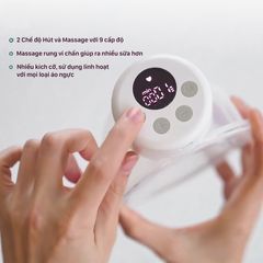 Máy hút sữa điện đơn 2 chế độ CHIBÉ CB019 - Nhỏ gọn, nhẹ nhàng, pin 1000mAh, massage tự nhiên cho mẹ, tiện dụng khi di chuyển.