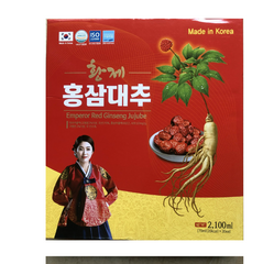 Nước Hồng Sâm Táo Đỏ Daehan - Giải Pháp Bồi Bổ Sức Khỏe Từ Hồng Sâm Hàn Quốc - Hộp 6 Gói 70ml