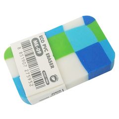 Set 10 Gôm Tẩy Bút Chì Masterart Fancy Eraser ME-09 - Gôm Tẩy Nhiều Màu, Dẻo Dai, Không Bám Bụi, Đồ Dùng Học Tập Chất Lượng