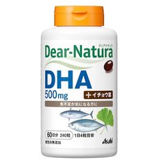 Viên Uống Bổ Não Asahi Dear-Natura DHA 500mg - Tăng Cường Trí Nhớ, Hỗ Trợ Tập Trung, Lọ 240 Viên Nhật Bản