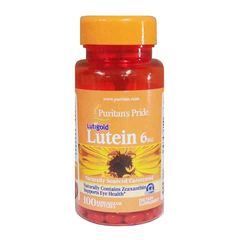 Viên uống bổ mắt Puritan's Pride Lutigold Lutein 6mg - Hỗ trợ tăng cường thị lực và bảo vệ đôi mắt khỏe mạnh, 100 viên Mỹ.