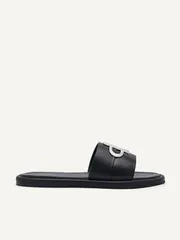 Dép nữ Pedro Icon Leather Slide Sandals PW1-65110068 Black