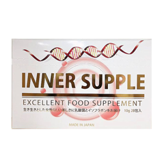 Nước uống Inner Supple Nhật Bản hỗ trợ cân bằng nội tiết tố nữ, cải thiện sức khỏe và làn da, dễ uống, 28 gói/hộp.