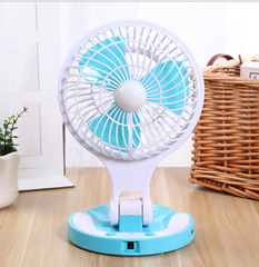 Quạt Sạc Tích Điện Gấp Gọn MiniFan 5580 Có Đèn LED - Tiện Dụng Cho Mọi Không Gian, Thời Gian Sử Dụng Lên Đến 4 Giờ