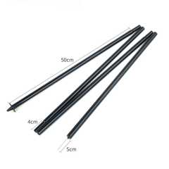 Thanh Trụ Hỗ Trợ Dựng Căng Lều Du Lịch - Thiết Kế Gấp Gọn, Kích Thước 2.1m, Chất Liệu Sắt Chắc Chắn, Phụ Kiện Cắm Trại Thông Minh