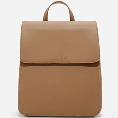 Balo Charles & Keith Front Flap Structured Backpack CK2-20160019 Brown
