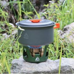 Bếp Cồn Du Lịch Mini Hewolf HW-1836 - Bếp Dã Ngoại Cầm Tay, Đun Nấu Bằng Cồn Nước, Tiện Dụng Cho Picnic, Cắm Trại