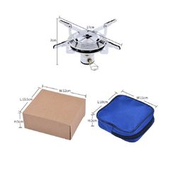 Bếp Gas Mini Dã Ngoại Gấp Gọn AT6313 - Tiện Lợi Với Túi Đựng, Thép Không Gỉ Chịu Nhiệt, Hoàn Hảo Cho Cắm Trại Và Du Lịch