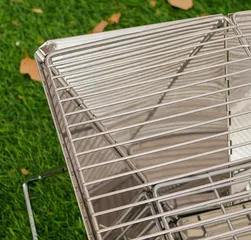 Bếp Nướng Than Hoa Gấp Gọn Selpa Có Túi Đựng - Đồ Dùng Cắm Trại Ngoài Trời Chất Liệu Inox Bền Bỉ, Dễ Vệ Sinh