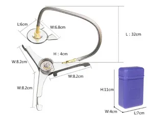 Bộ Chuyển Đổi Đầu Nối Bình Ga Dài Cho Bếp Dã Ngoại - Dụng Cụ Cắm Trại Tiện Lợi, Khí Tốt, Chất Liệu Thép Không Gỉ