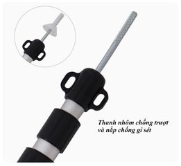 Cọc Căng Lều Bạt Hợp Kim Nhôm 2.3m - Dụng Cụ Cắm Trại Chống Tăng Bền Bỉ, Tiện Dụng Cho Chuyến Đi Dã Ngoại