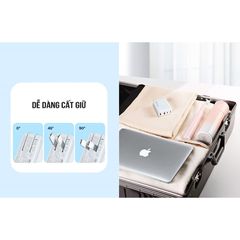 Củ Sạc Nhanh 4 Cổng GaN 120W Remax TR257 - Sạc Nhanh 4 Thiết Bị Đồng Thời, Gọn Nhẹ, An Toàn, Chất Liệu Chống Cháy
