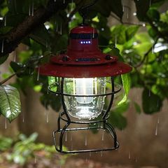 Đèn Cắm Trại Chiếu Sáng Ngoài Trời Pin Sạc Dáng Cổ Điển CLS - Bền Bỉ, Chống Gỉ, 3 Chế Độ Ánh Sáng - Phụ Kiện Dã Ngoại Hoàn Hảo