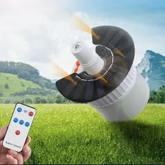 Đèn LED Cắm Trại Pin Sạc Hewolf Có Điều Khiển Từ Xa - Sạc Năng Lượng Mặt Trời, Chống Nước IP65, Đèn Di Động Dã Ngoại