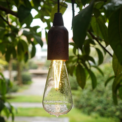 Đèn LED Dây Kéo Trang Trí Dã Ngoại Dùng Pin - Kiểu Đèn Treo Chống Nước, Thích Hợp Cắm Trại và Picnic