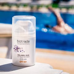 Kem Chống Nắng Biotrade Melabel Sun SPF 50+ - Bảo Vệ Da Toàn Diện Với 5 Màng Lọc Chống Tia UVA/UVB, Không Nhờn Rít, Dưỡng Ẩm 50ml