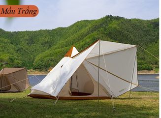 Lều Cắm Trại Kim Tự Tháp Ấn Độ 5-8 Người, Chống Tia UV, Thiết Kế Thoáng Khí, Phù Hợp Đi Dã Ngoại, Du Lịch