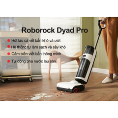 Máy Hút Bụi Lau Nhà Khô Ướt Cầm Tay Xiaomi Roborock Dyad Pro - Lực Hút 17.000Pa, Thiết Kế Hiện Đại, Lau Sạch Gấp Đôi, Pin 40 Phút