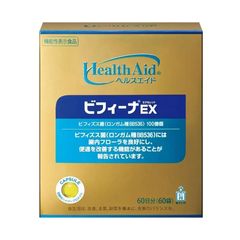 Men vi sinh HealthAid Bifina Gold EX Nhật Bản - Hỗ trợ tiêu hóa, bổ sung lợi khuẩn, dạng bột dễ uống - Hộp 7 gói