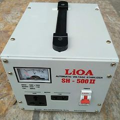 Ổn Áp 1 Pha Lioa 0.5KVA SH-500 II - Thiết Bị Ổn Định Nguồn Điện Dải 150V-250V, Bảo Vệ An Toàn, Tiết Kiệm Điện Năng
