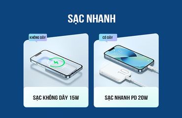 Pin sạc dự phòng không dây từ tính Remax RPP-65 10000mAh 15W - Sạc nhanh Magsafe tiện lợi, dùng cho iPhone & thiết bị di động