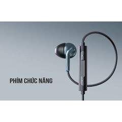 Tai Nghe Chống Ồn Remax RM-595 - Tai Nghe Chân 3.5mm Thời Trang Âm Thanh Sống Động, Cấu Hình Hiện Đại, Micro Tích Hợp