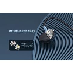 Tai Nghe Chống Ồn Remax RM-595 - Tai Nghe Chân 3.5mm Thời Trang Âm Thanh Sống Động, Cấu Hình Hiện Đại, Micro Tích Hợp